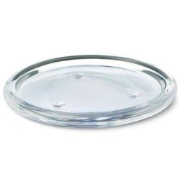 Glazen onderzetter voor kaarsen 145 mm.
