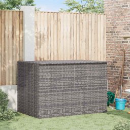 vidaXL Tuinbox 150x100x100 cm poly rattan grijs