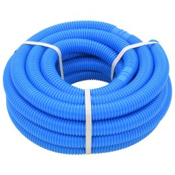vidaXL Zwembadslang met klemmen 38 mm 12 m blauw