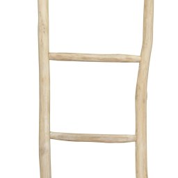 vidaXL Handdoekenladder met 5 sporten 45x150 cm teakhout