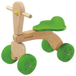EverEarth® Glijschotel Vierwieler van hout, fsc®- beschermt bos - wereldwijd
