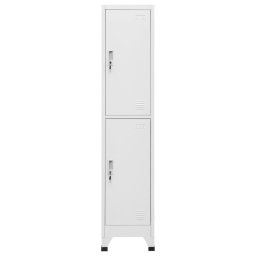 vidaXL Lockerkast met 2 vakken 38x45x180 cm