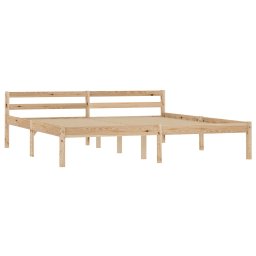 vidaXL Bedframe massief grenenhout 160x200 cm