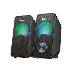 Trust Arys Compact RGB LED 2.0 speaker set PC speaker Zwart