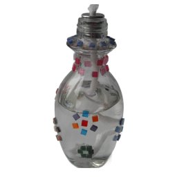 Olielamp maken van Karaf