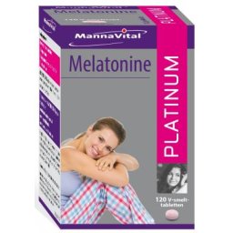 MannaVital Melatonine Platinum Smelttabletten