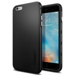 Spigen Thin Fit Hybrid Hoesje iPhone 6S Plus Zwart
