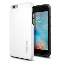 Spigen Thin Fit Hybrid Hoesje iPhone 6S Wit