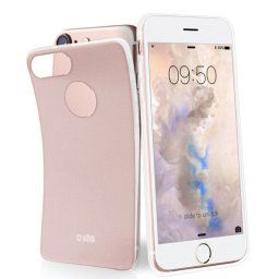 SBS Mobile Slim iPhone 7 Hoesje Roze Goud