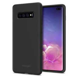 Spigen Silicone Fit Galaxy S10 Plus hoesje Zwart