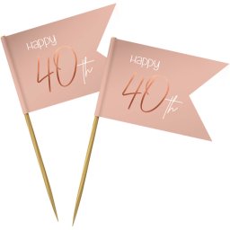 Prikkers 40 Jaar Elegant Blush (36st)