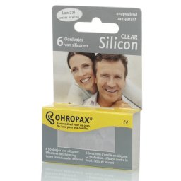 Ohropax Silicon Clear Oordopjes