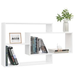 vidaXL Wandschappen 104x20x58,5 cm bewerkt hout wit
