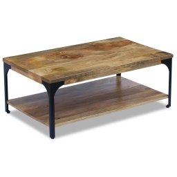 vidaXL Salontafel 100x60x38 cm mangohout