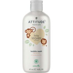 Attitude Baby Leaves Bubble Wash