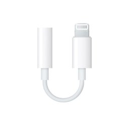 Apple Lightning-naar-mini-jack-adapter Oplader Wit
