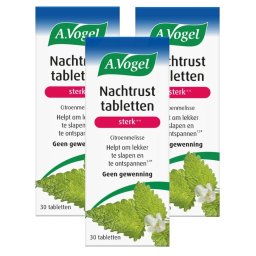 A.Vogel Citroenmelisse Nachtrust Tabletten Sterk Multiverpakking