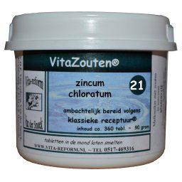 Vitazouten Nr. 21 Zincum Chloratum Muriaticum 360st