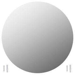 vidaXL Wandspiegels 2 st rond 70 cm glas