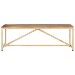 vidaXL Salontafel 120x60x40 cm massief hout