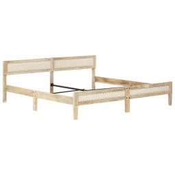 vidaXL Bedframe massief mangohout 200 cm