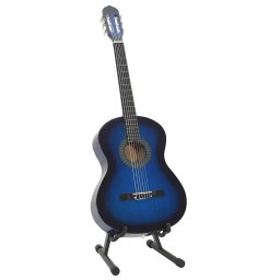 vidaXL 12-delige Gitaarset klassiek beginner 4/4 39" blauw