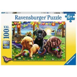 Honden Picknick Puzzel (100 XXL stukjes)