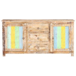 vidaXL Dressoir 151x40x75 cm ruw acaciahout