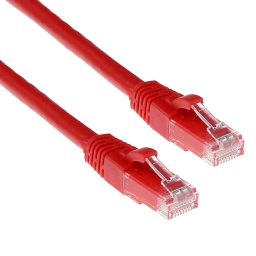 ACT IS8520 U/UTP CAT6 Patchkabel Snagless Rood - 20 meter