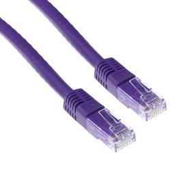 ACT IB4707 U/UTP CAT5E Patchkabel Paars - 7 meter