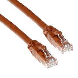 ACT IS1607 U/UTP CAT6 Patchkabel Snagless Bruin - 7 meter