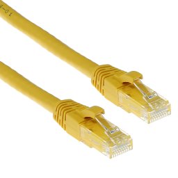 ACT IS8820 U/UTP CAT6 Patchkabel Snagless Geel -20 meter