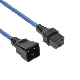 ACT AK5205 Netsnoer C19 IEC Lock | C20 | Blauw | 1 meter