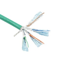 ACT FP657B CAT6 S/FTP PVC Patchkabel Soepel Groen - 305 meter
