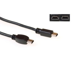 ACT SB2602 USB On the Go Kabel - USB Mini A5 Male/USB Mini B5 Male - 2 meter