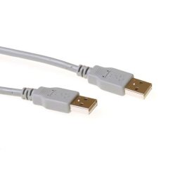 ACT SB2502 2.0 USB-A male/USB-A male | Ivoor | 2 meter
