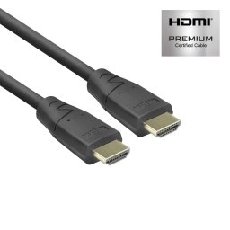 ACT AK3947 4K HDMI High Speed Ethernet Premium Certified Kabel - HDMI-A Male/HDMI-A Male - 6.1 meter