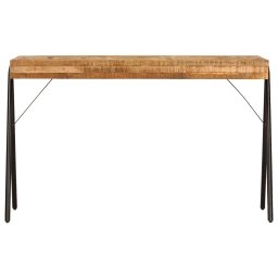 vidaXL Schrijftafel 118x50x75 cm massief mangohout