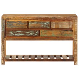 vidaXL Dressoir 120x30x75 cm massief gerecycled hout