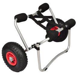 vidaXL Kayaktrolleys 2 st aluminium