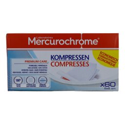 Mercurochrome Kompressen 5x5cm
