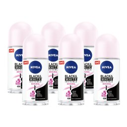 Nivea Black & White Invisible Original Roll-on Voordeelverpakking