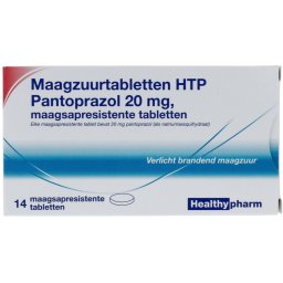 Healthypharm Maagzuurremmer Pantoprazol 20mg Tabletten 14st