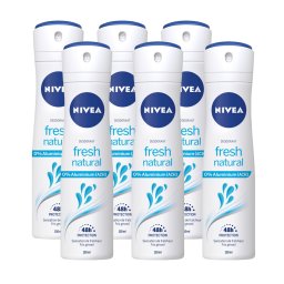 Nivea Fresh Natural Deodorant Spray Voordeelverpakking