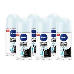 Nivea Black & White Invisible Pure Roll-on Voordeelverpakking