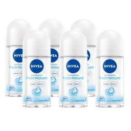 Nivea Fresh Natural Roll-on Voordeelverpakking