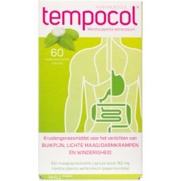 Tempocol Pepermuntolie Capsules