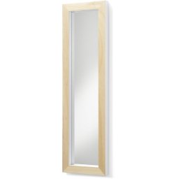LaForma Drop Spiegel 98x28cm - Frame Blank Hout - Wit