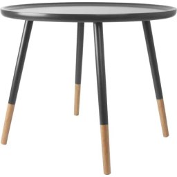 Leitmotiv Graceful XL- Salontafel - MDF - 60, hoogte 48cm- Zwart
