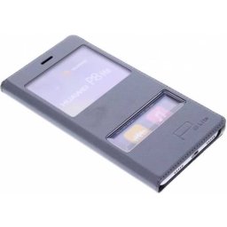 Slim booktype hoes met venster Huawei P8 Lite